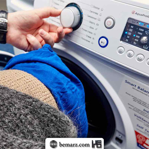 تنظیمات ماشین لباسشویی